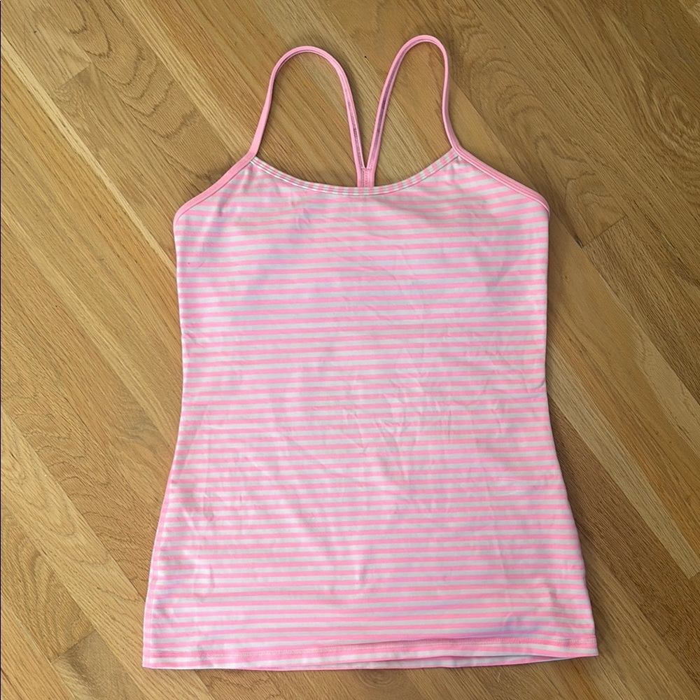 Lululemon Tank top Pink striped